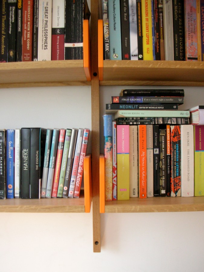 Handmade adjustable shelves, Hackney