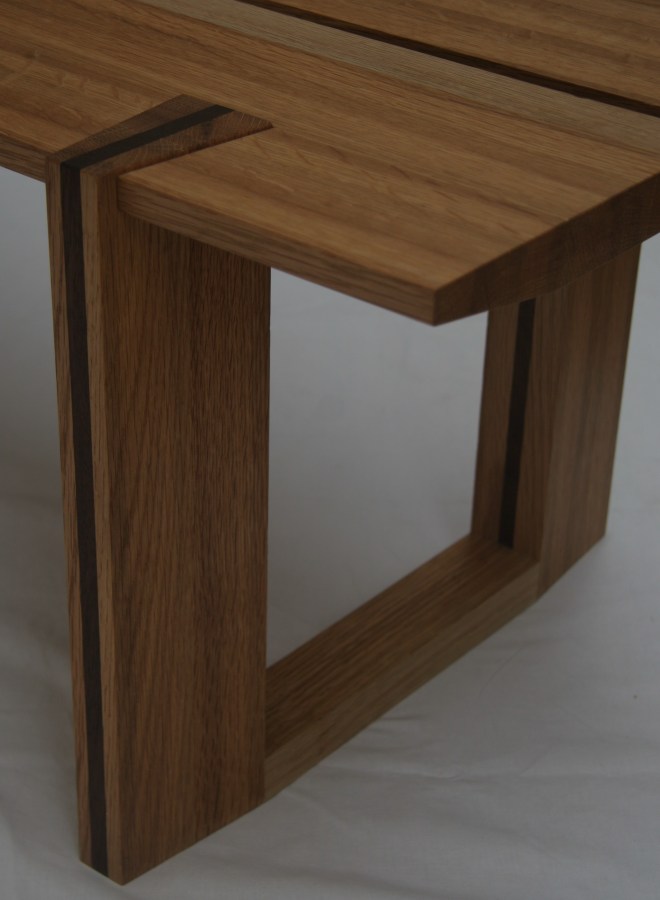 'Dovetail' coffee table, made in Hackney, London