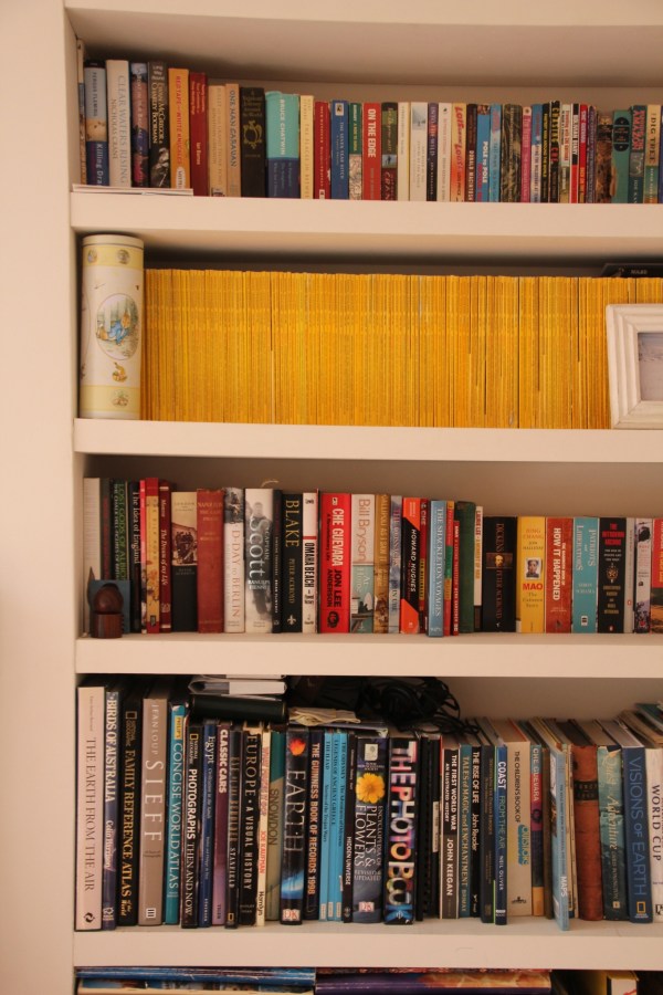 Fitted alcove floating shelves, Islington