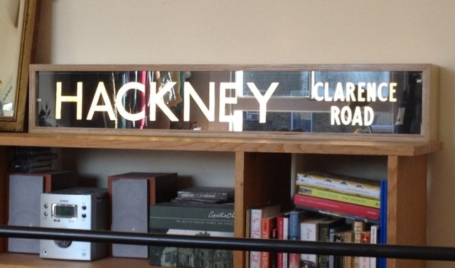 London bus light box