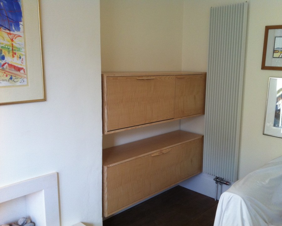 Bespoke ash cocktail & storage cabinets, Hampstead