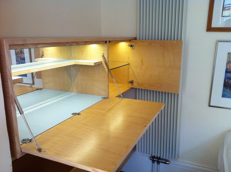 Cocktail cabinet inside
