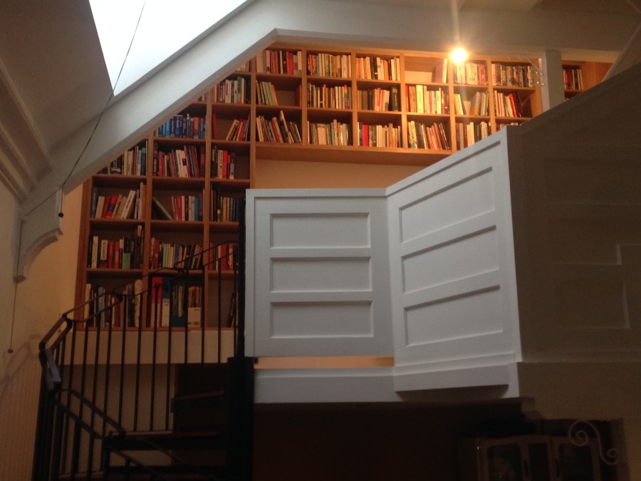 Bespoke mezzanine shelving, Bethnal Green