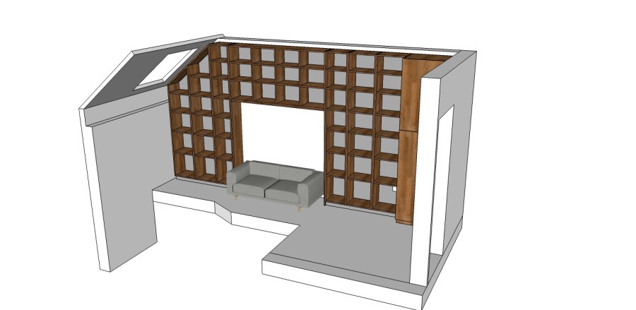 Handmade shelving, Bethnal Green