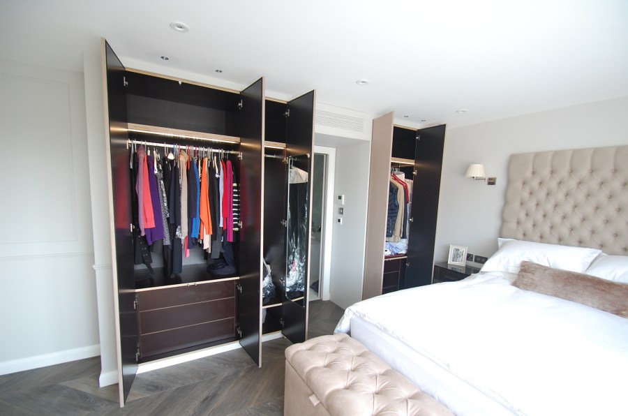 Bespoke contemporary wardrobes, Belgravia