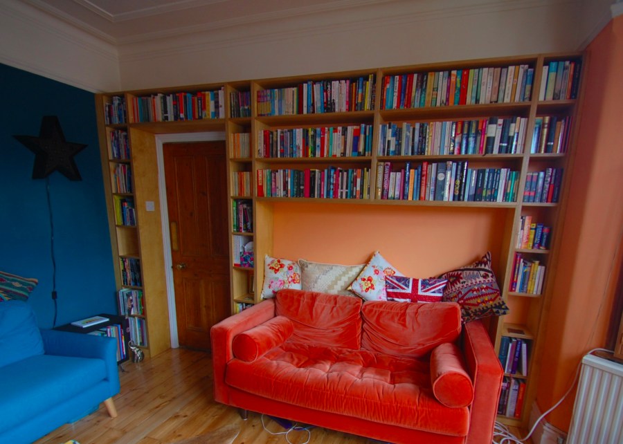 Sofa nook bookshelves, Walthamstow